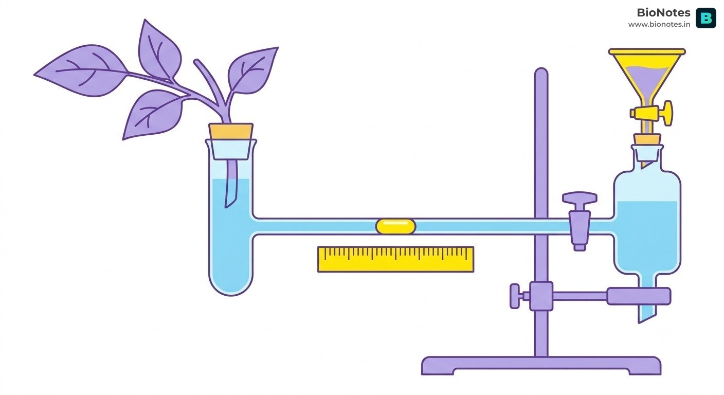 Ganongs Potometer